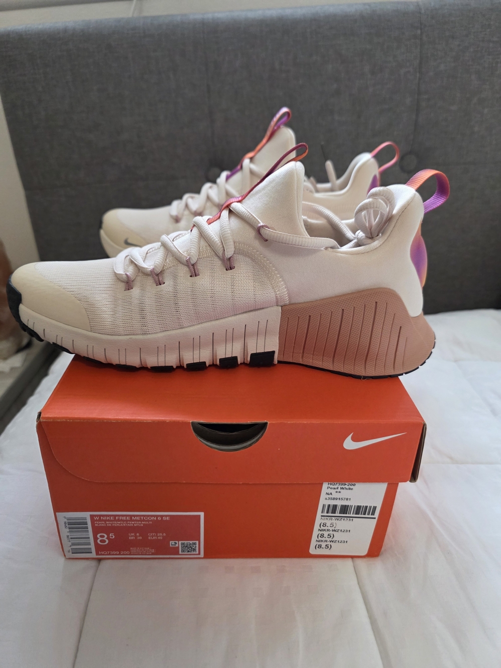 Nike Free Metcon 6 SE Pearl White / Pewter - Picture 5 of 5